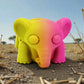 Baby Elephant Silk Pink Yellow - Front
