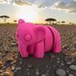 Baby Elephant Silk Pink Yellow - Side
