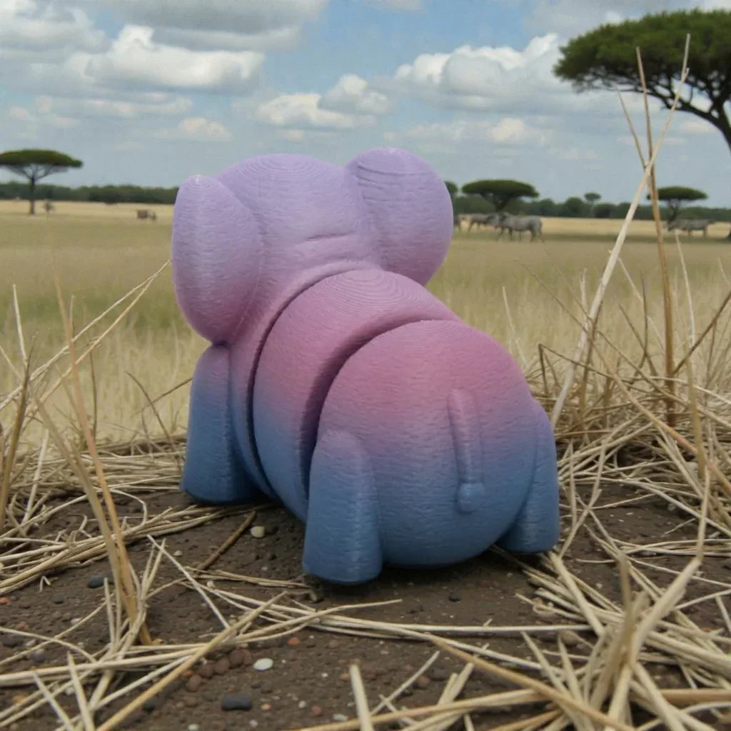 Baby Elephant Silk Rainbow - Back