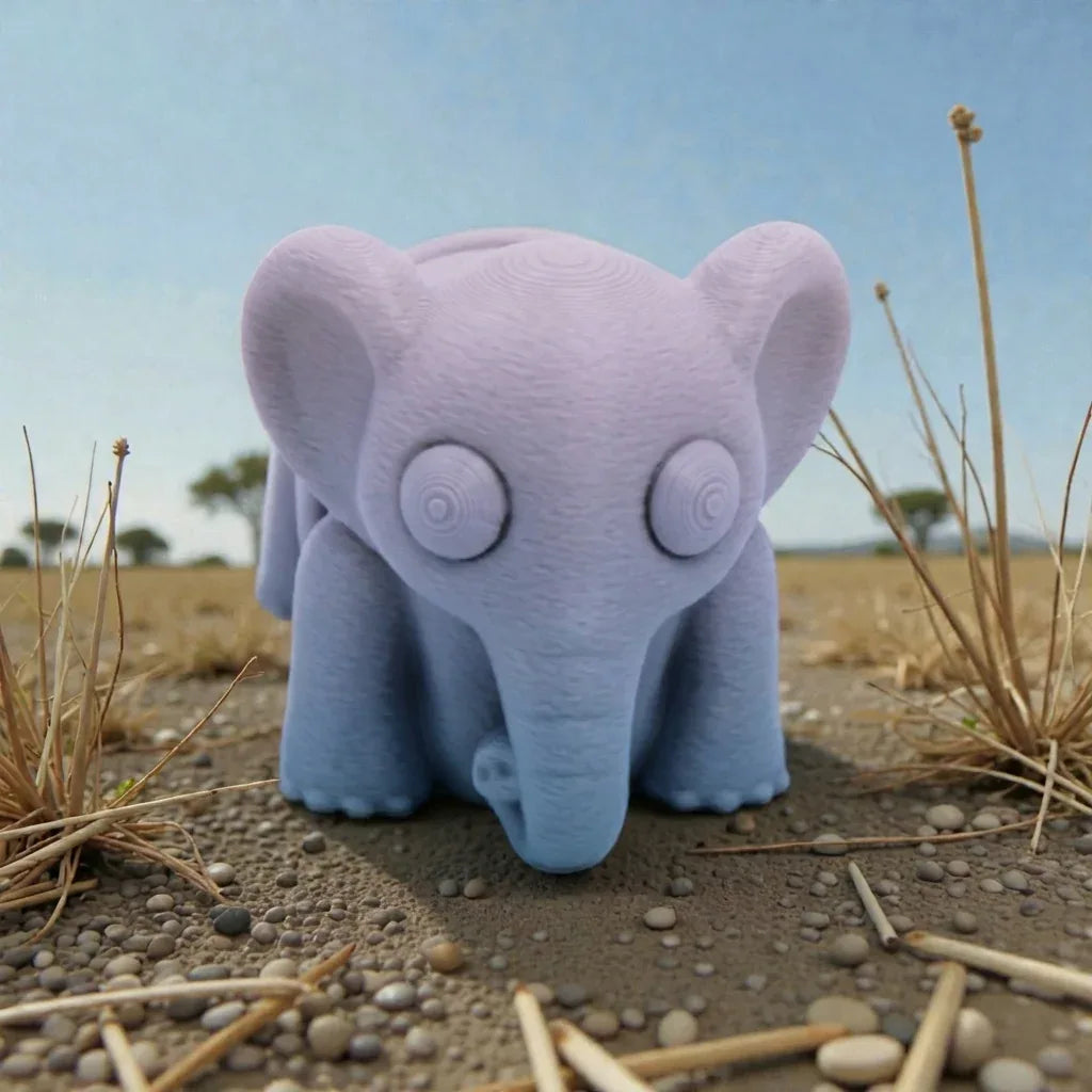 Baby Elephant Silk Rainbow - Front