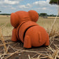 Baby Elephant Silk Red Copper - Back