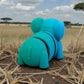 Baby Elephant Silk Sapphire Forest - Back