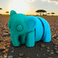 Baby Elephant Silk Sapphire Forest - Side