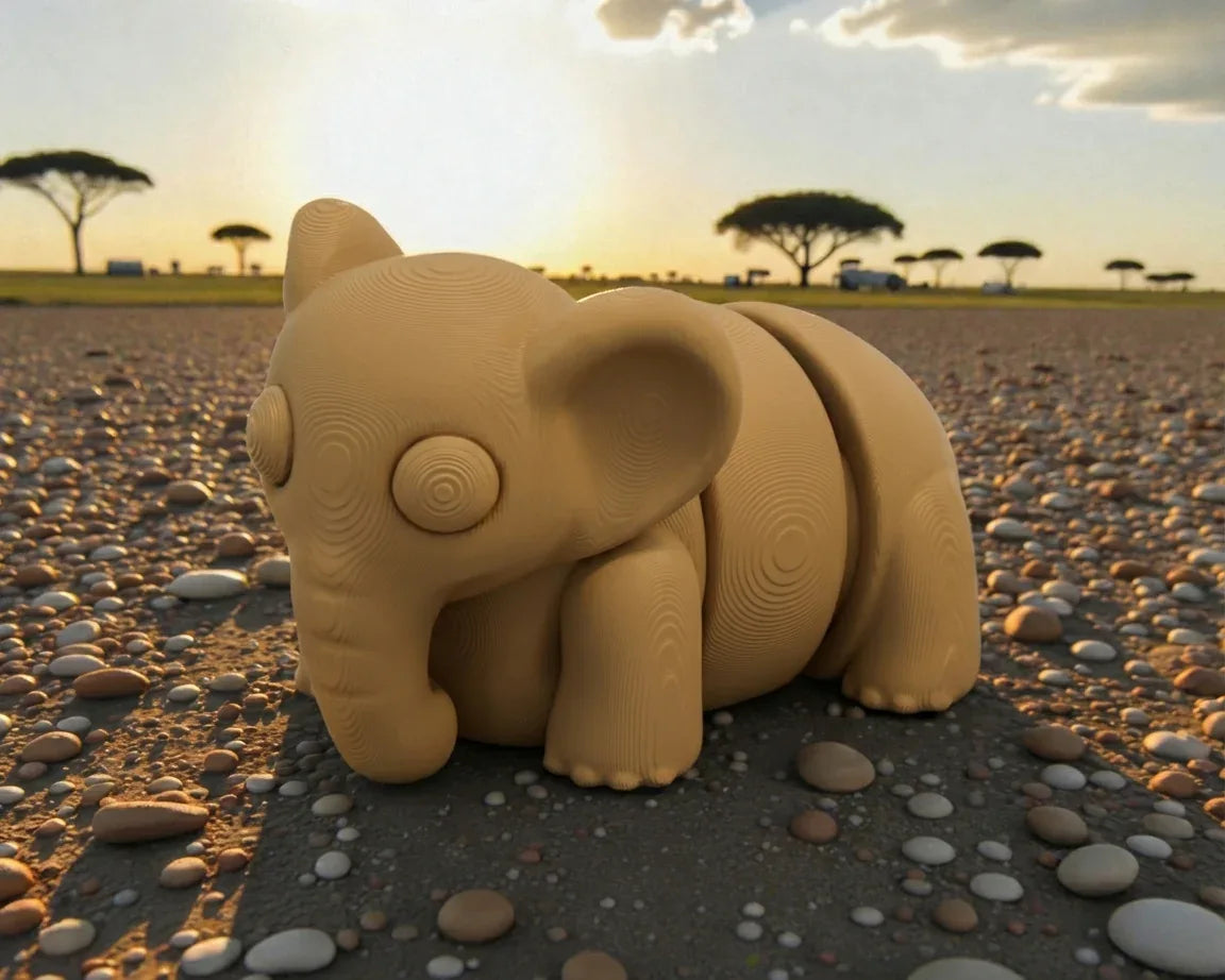 Baby Elephant Wood - Side