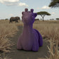 Baby Giraffe Silk Midnight Purple - Front