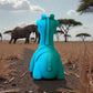 Baby Giraffe Silk Sapphire Forest - Back