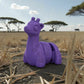 Baby Giraffe Silk Starling Purple - Side