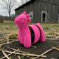 Baby Goat Silk Pink Yellow - Side