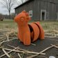 Baby Goat Silk Red Copper - Side