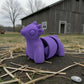 Baby Goat Silk Starling Purple - Side