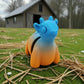 Baby Goat Silk Tropical Sunset - Front