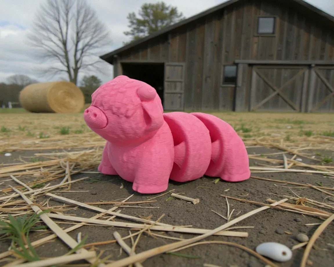 Baby Highland Cow Silk Pink Yellow - Side