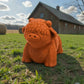 Baby Highland Cow Silk Red Copper - Front