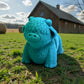 Baby Highland Cow Silk Sapphire Forest - Front
