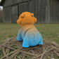 Baby Highland Cow Silk Tropical Sunset - Back