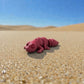 Baby Leopard Gecko Silk Smokey Wine - Side