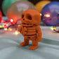 Baby Lucky Clover Skeleton Silk Red Copper - Side