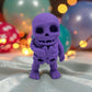 Baby Lucky Clover Skeleton Silk Starling Purple - Front