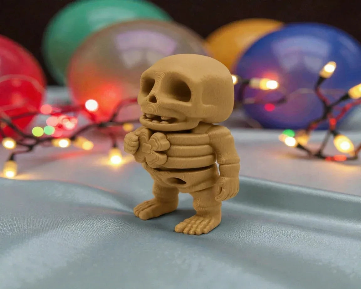 Baby Lucky Clover Skeleton Wood - Side