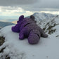 Baby Lucky Dragon Silk Midnight Purple - Back