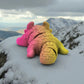 Baby Lucky Dragon Silk Pink Yellow - Back