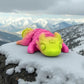 Baby Lucky Dragon Silk Pink Yellow - Front
