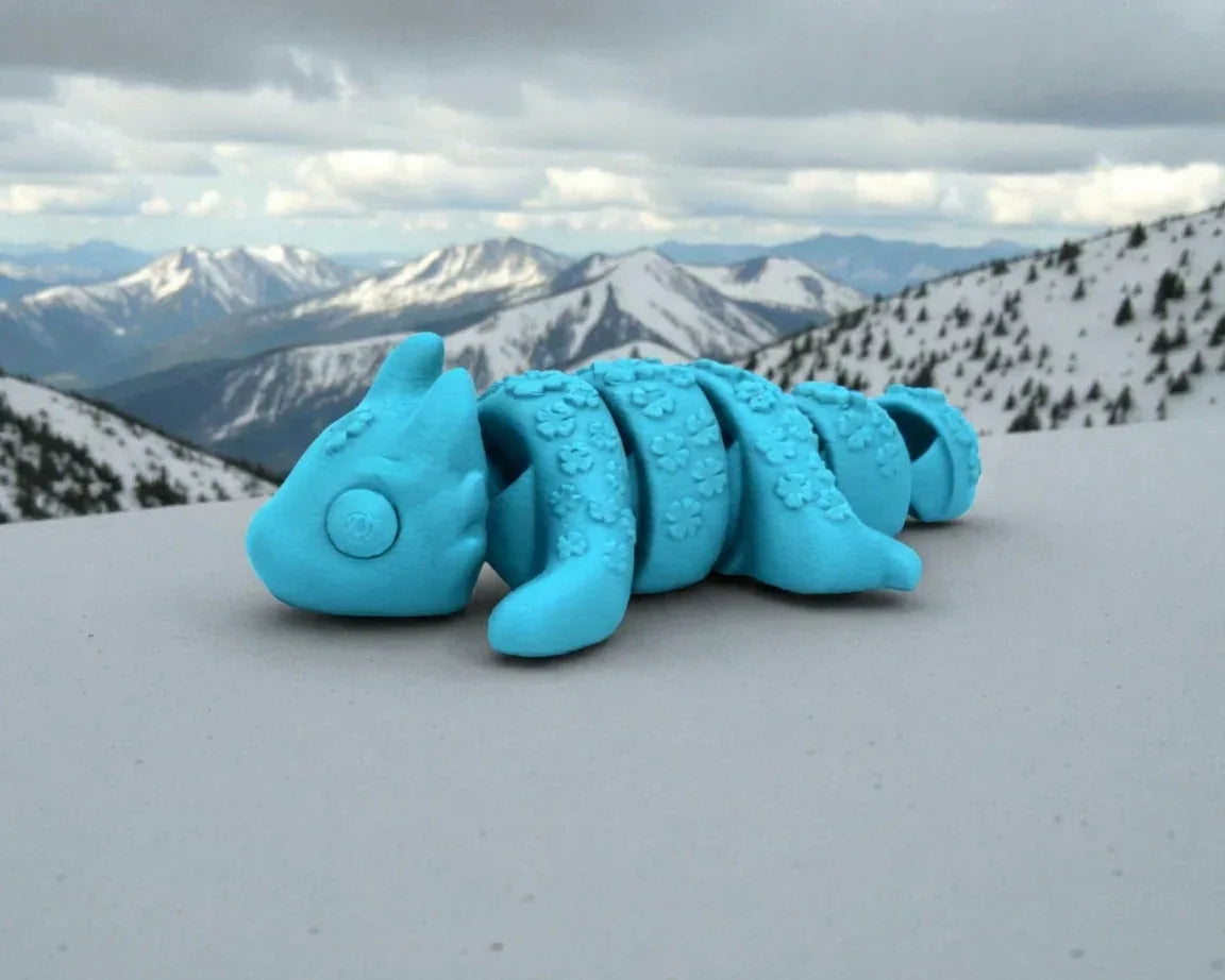 Baby Lucky Dragon Silk Sapphire Forest - Side