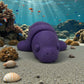 Baby Manatee Silk Midnight Purple - Front