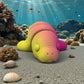 Baby Manatee Silk Pink Yellow - Front