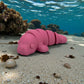 Baby Manatee Silk Pink Yellow - Side