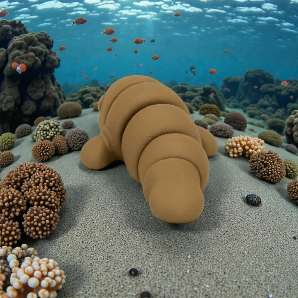 Baby Manatee Wood - Back