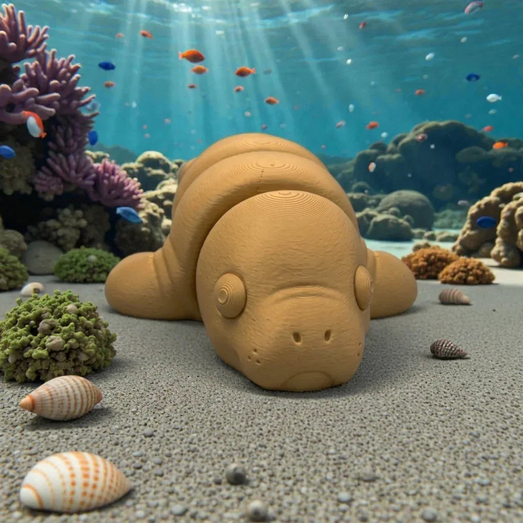 Baby Manatee Wood - Front