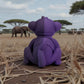 Baby Monkey Silk Midnight Purple - Back