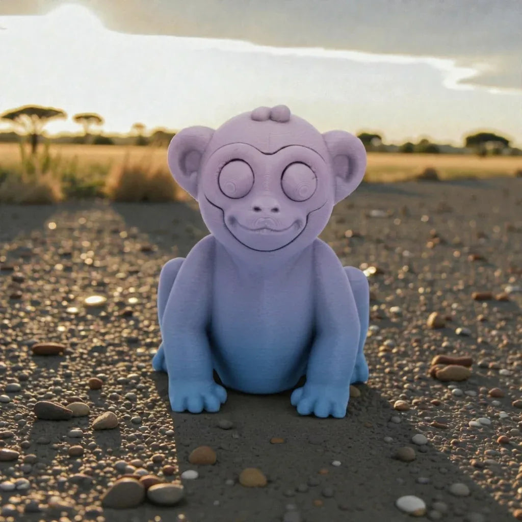 Baby Monkey Silk Rainbow - Front
