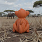 Baby Monkey Silk Red Copper - Back