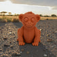 Baby Monkey Silk Red Copper - Front