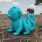 Baby Monkey Silk Sapphire Forest - Side