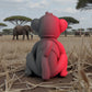 Baby Monkey Silk Smokey Wine - Back
