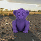 Baby Monkey Silk Starling Purple - Front
