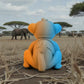 Baby Monkey Silk Tropical Sunset - Back