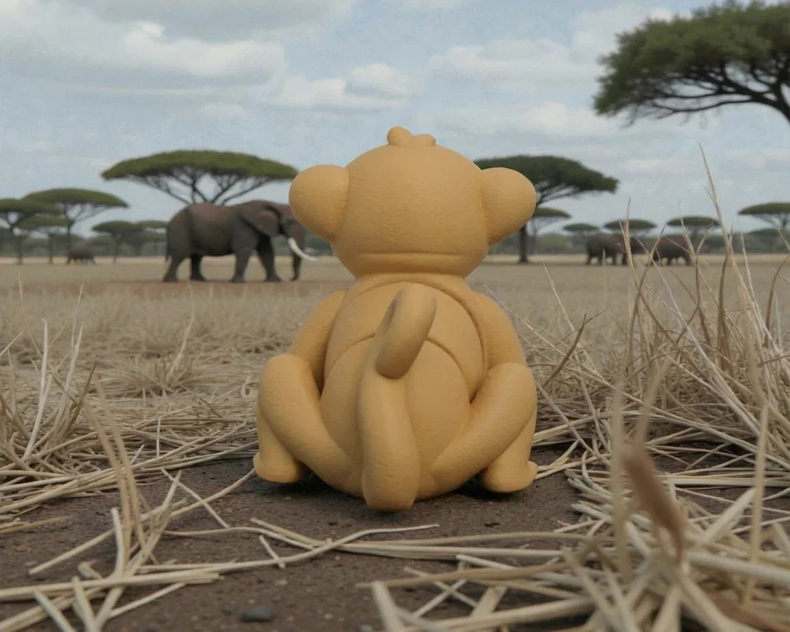 Baby Monkey Wood - Back