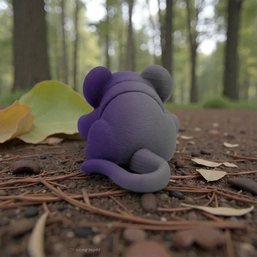 Baby Mouse Silk Midnight Purple - Back