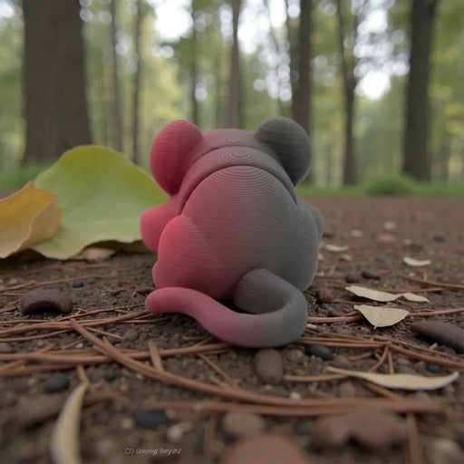 Baby Mouse Silk Smokey Wine - Back