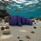 Baby Narwhal Silk Midnight Purple - Side