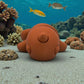 Baby Narwhal Silk Red Copper - Front