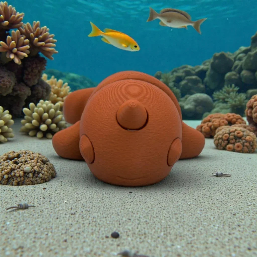 Baby Narwhal Silk Red Copper - Front