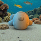 Baby Narwhal Silk Tropical Sunset - Front