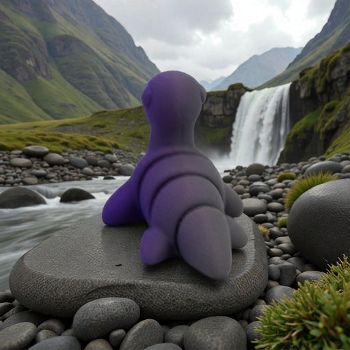 Baby Ness Silk Midnight Purple - Back