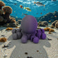 Baby Octopus Silk Midnight Purple - Back