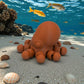 Baby Octopus Silk Red Copper - Side
